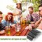 Gerrii 1000 Pcs Black Individually Wrapped Straws 10" Extra Long 6 mm Plastic Drinking Straws Disposable for Party Restaurant Home Milkshakes Coffee Juice Beverage Smoothie